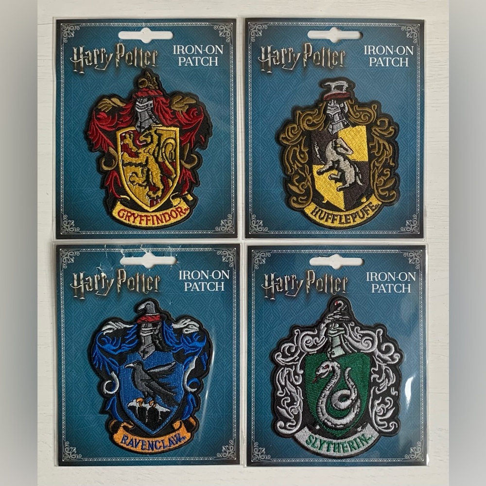 Harry Potter Iron-on Patch Set of 4
